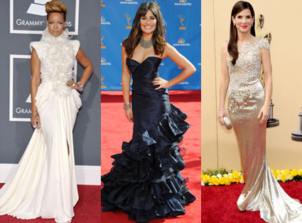 Rihanna, Lea Michele, Sandra Bullock Rihanna, Lea Michele, Sandra Bullock